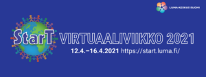 start-virtuaaliviikon logo ja ajankohta.