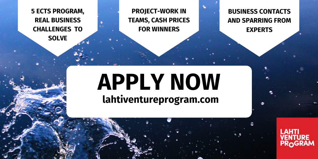Lahti Venture Program vol. 5 – Application Open